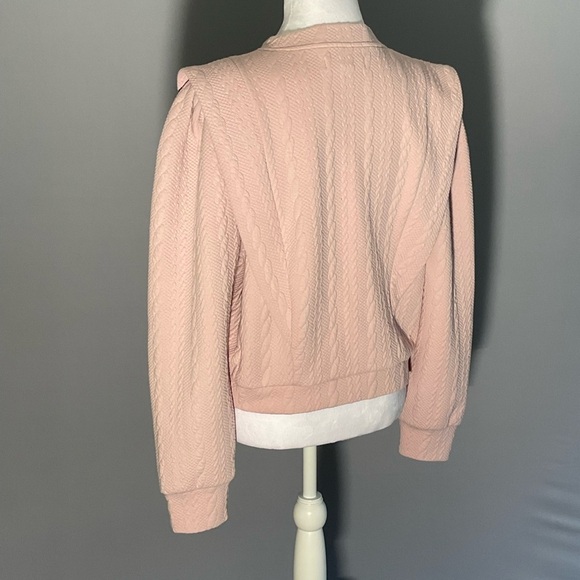 (Blank NYC) Sm Barbie Core Cable Knit Pattern With Cute Pleat Detail, Cuffs - Picture 7 of 16